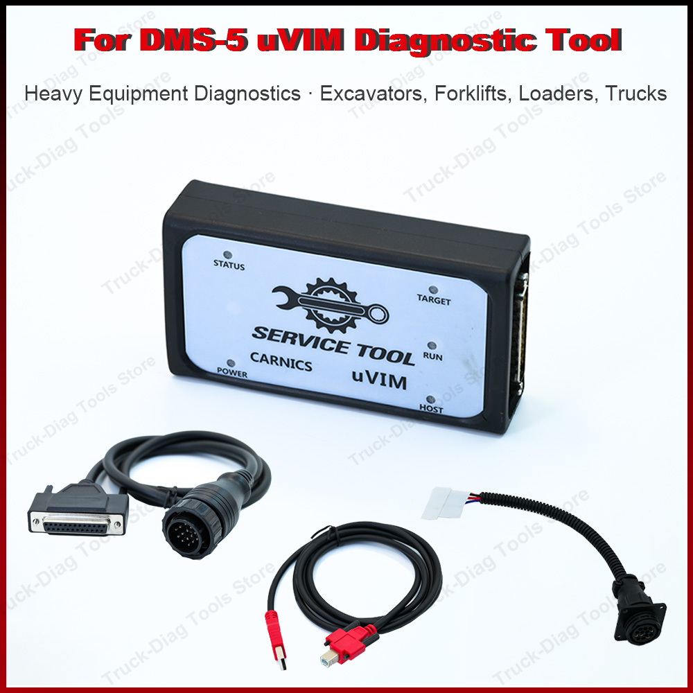 Heavy Equipment Software - Für uVIM Diagnosegerät DMS-5 Schwerlastgeräte Bagger