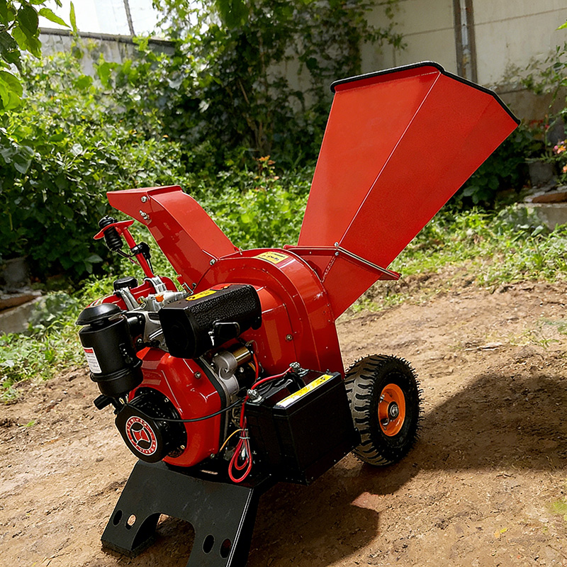 Heavy Equipment Grinder - 2025 Bestseller 50 mm Diesel-Holzhacksler, robuster