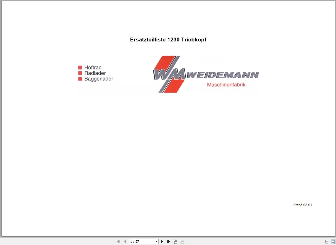 EPC-SOFTWARE Weidemann Heavy E – Heavy Equipment Software Bewertung und Preis